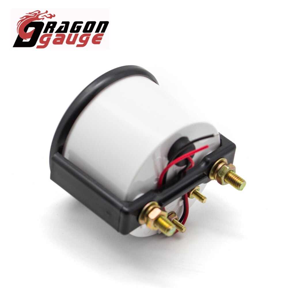 Dragon gauge 2 " 52mm brændstof niveau måler med brændstof float sensor hvid baggrundslys bil gauge passer til 12v bil
