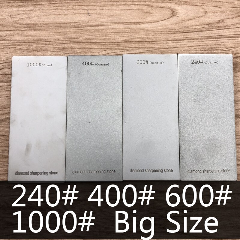 6 pcs Large size Diamond Dedicated sharpening stone Fine grinding Honing Tools Fast diamond knife sharpener whetstone: 5