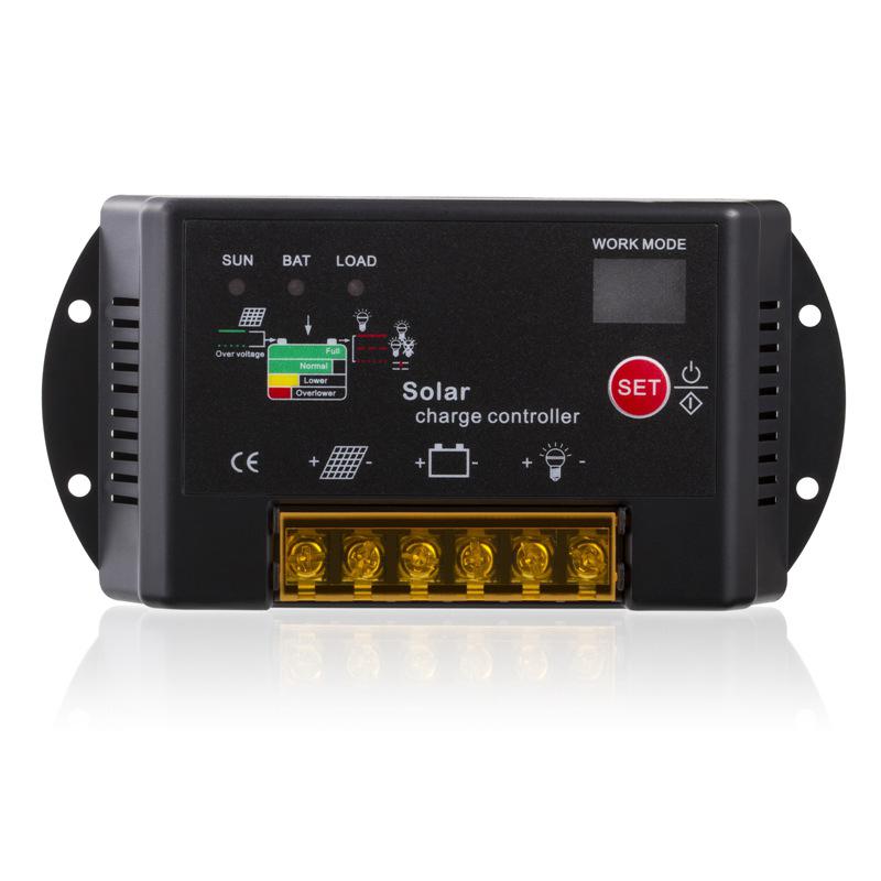 10A Solar Panel Battery Charger Charging Controller Regulator 12V/24V