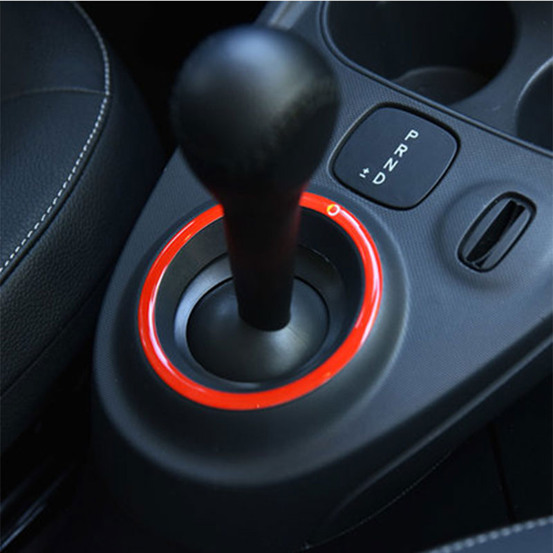 Adesivo decorativo per pannello cambio modifica auto per la nuova Mercedes Smart 453 Fortwo Forfour accessori auto Styling interno: Red