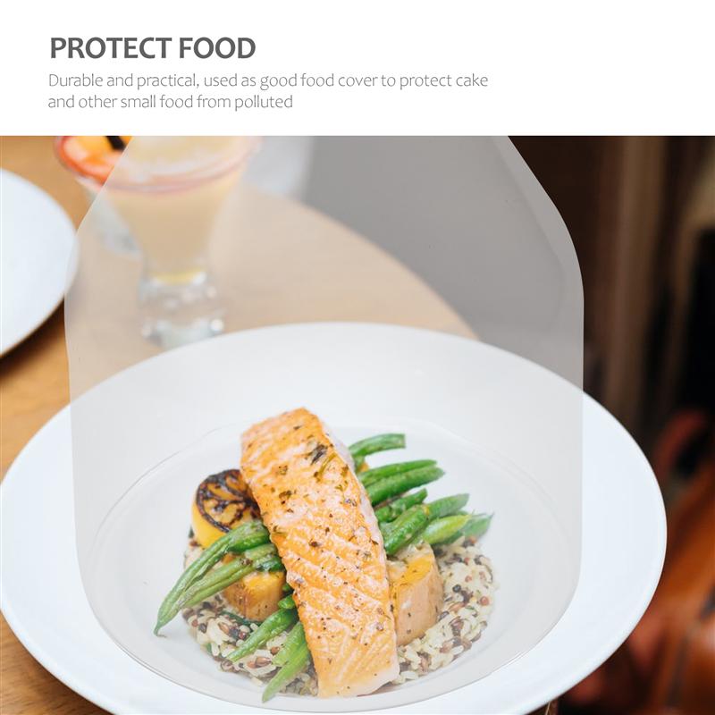 1Pc Clear Glass Cover Smoky Glass Cover Delicacy Glass Hood Cooking Tools Hotel Catering Supplies Kitchen Accessories