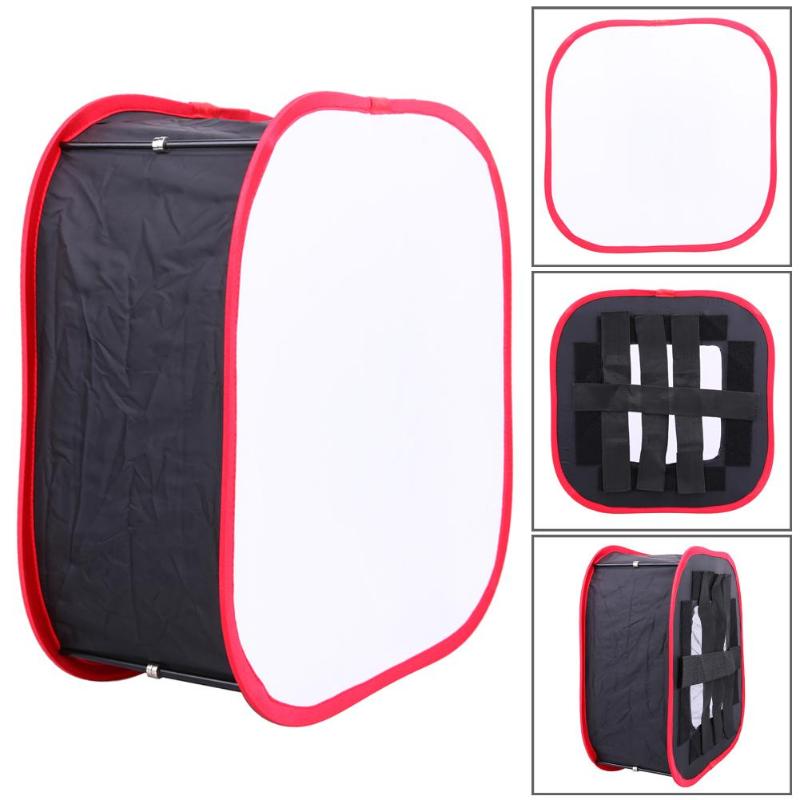 Universal Foldable Collapsible Portable Softbox Diffuser for LED Soft Light Suit for External Flash Light of Digital Cameras