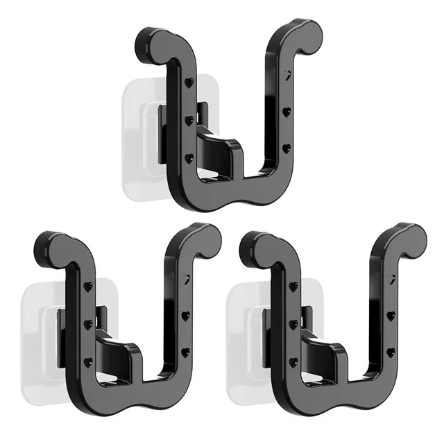 Porta pantofole autoadesivo per bagno, semplice gancio per pantofola, portaoggetti per WC, portaoggetti per telecamera da letto, a parete, per asciugare le scarpe: giallo