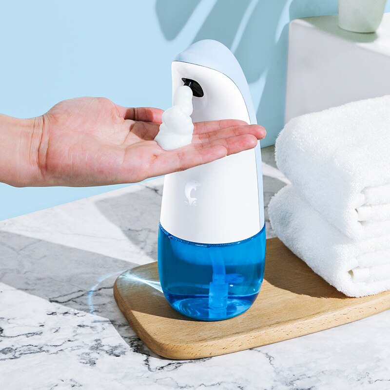 Bathroom Foam Soap Dispenser Cute Dolphin Style USB Charging Luxury Intelligent Wireless Induction Electric Foam Machine