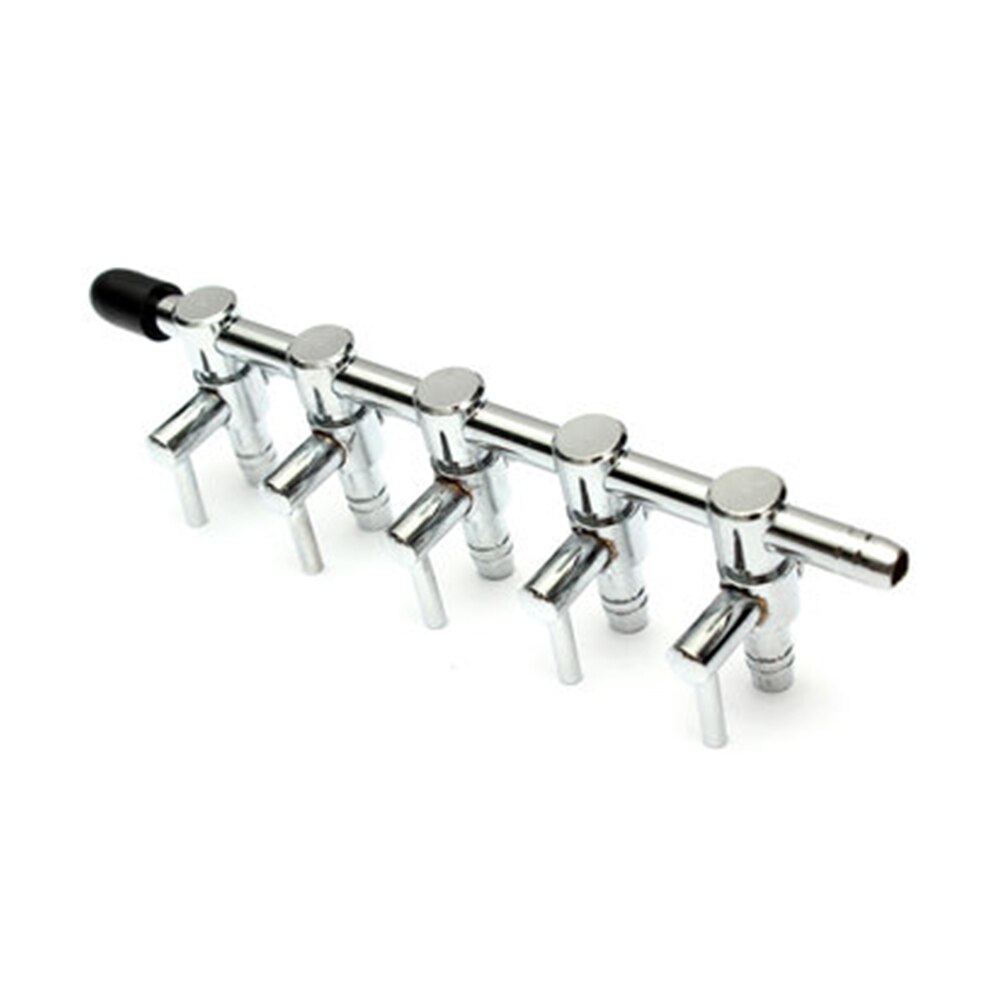 Stainless Steel Aquarium Fish Tank Air Flow Distributor 1-5 ways Lever Control Aquarium Pet Supplies