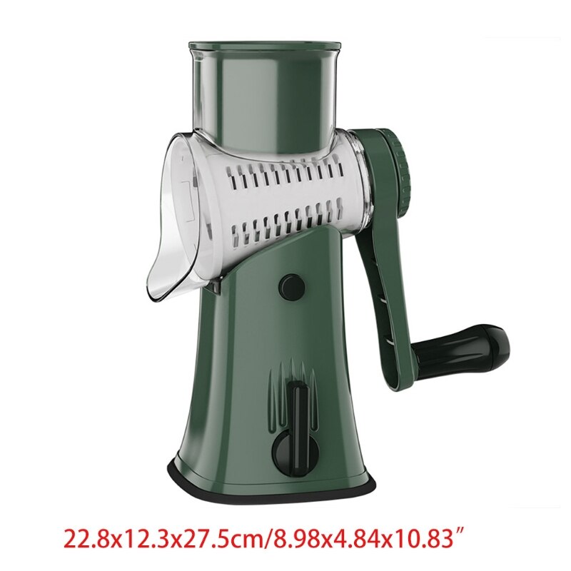 Cortador de verduras con rodillo manual, máquina para cortar verduras, 28GF