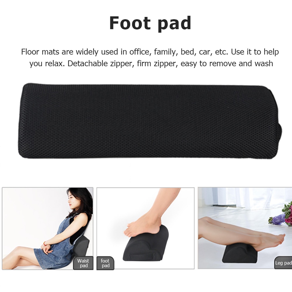 Cojín para los pies ergonómico, soporte para reposapiés, taburete para pies, almohada para ordenador de casa, silla de trabajo, masaje de Reposapiés de viaje