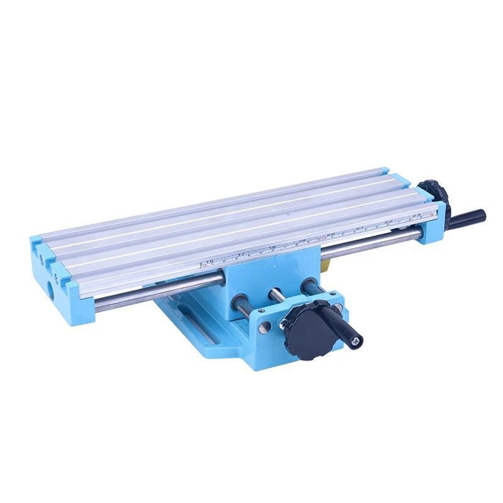 Mini Accuracy Milling Table Workbench Mill Machine Vise Multifunctional Assisted-bench Boring Positioning Cross-Adjustment