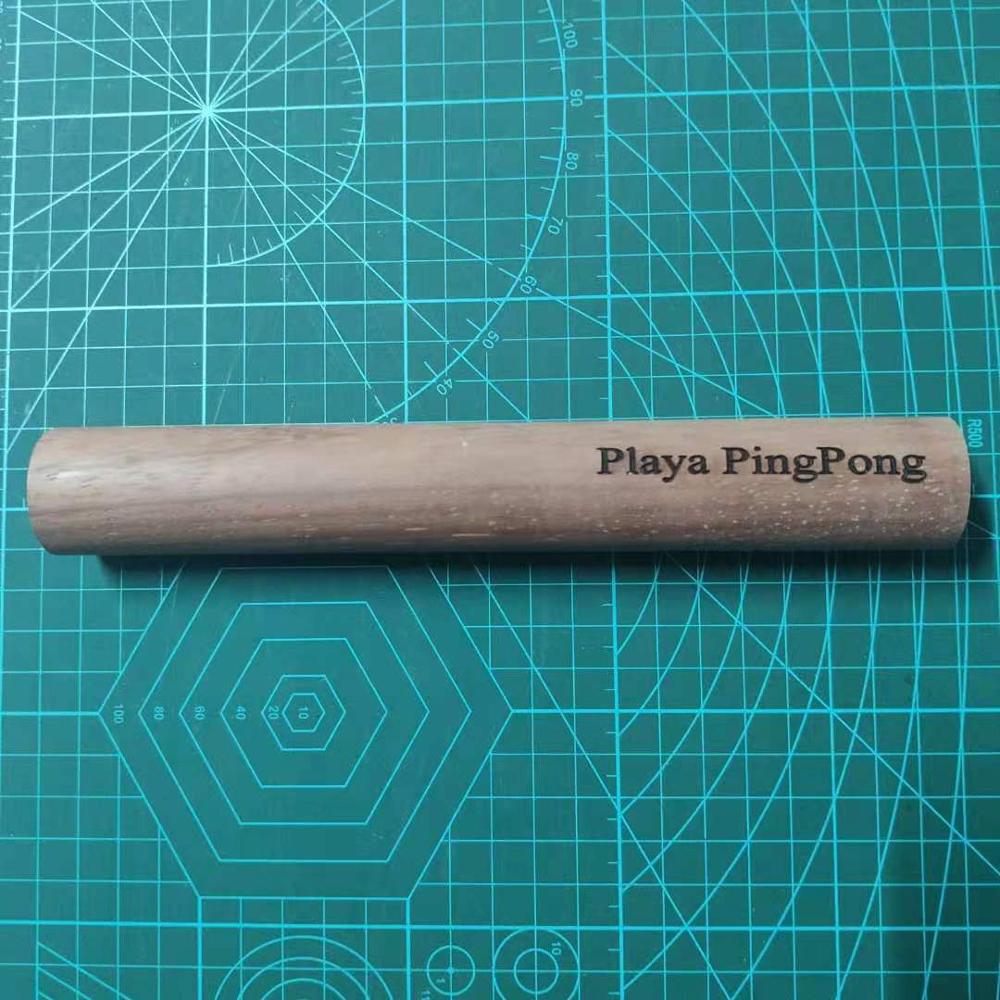 Playa pingis premium bordtennis gummi roller rent trä massivt trä ping pong gummi rullverktyg tillbehör