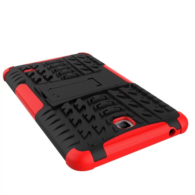 Funda de silicona para tableta Samsung Galaxy Tab 4 7,0, carcasa trasera de doble armadura con soporte, TPU + PC, T230, T231, T235, SM-T230, 7 pulgadas