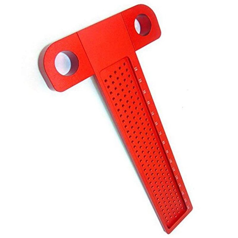 Precision Woodworking T-Square Measuring Tools Scribe Aluminum Alloy