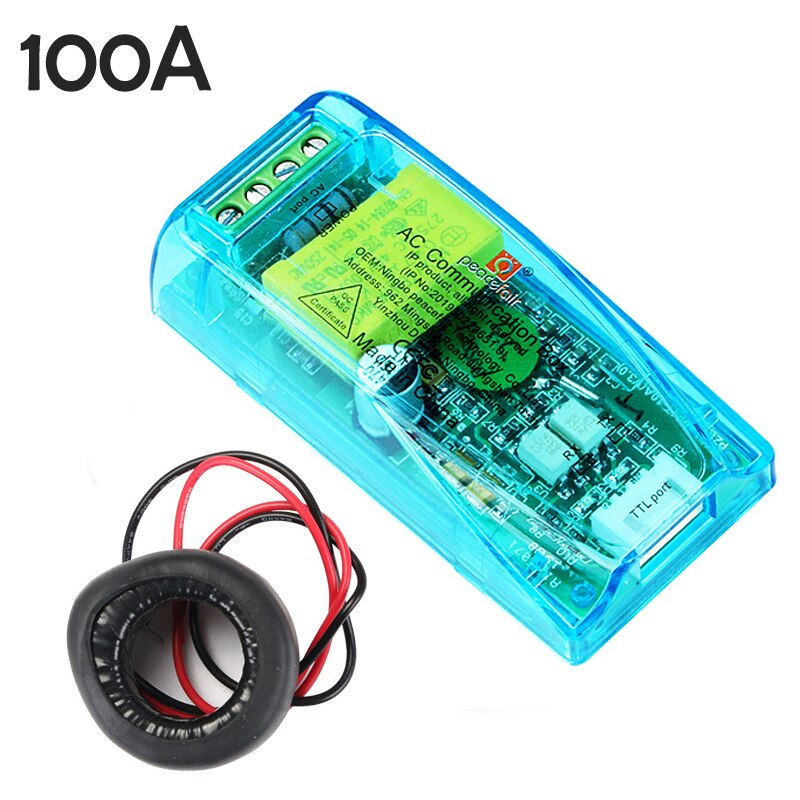 PZEM-004T nouvelle Version puissance énergie Watt mètre AC 220V 100A électricité Volt ampèremètre fréquence Kwh voltmètre pour arduino CT