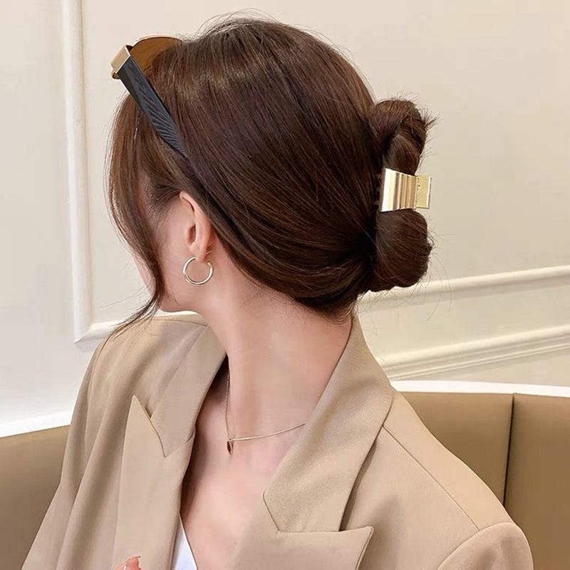 Hoge Paardenstaart Clip Vaste Artefact Anti-Verslapping Metalen Kleine Haarspeld Vrouwelijke Back Hoofd Kleine Haai Clip Hoofdtooi Haar Accessoires