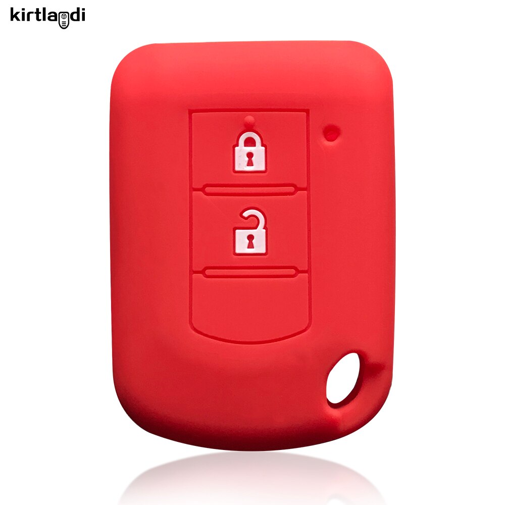 Kirtlandi Silicone Car Key Cover Keychain for Mitsubishi Outlander Lancer Eclipse Galant Mirage Key Holder Case Accessories Bag