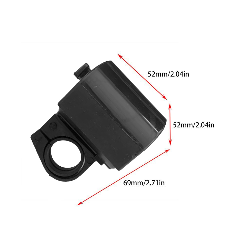 Mini bocina electrónica para bicicleta, campana para manillar de bicicleta eléctrica, anillo de alarma Ultra fuerte, alimentado por batería, rotación de 360 grados
