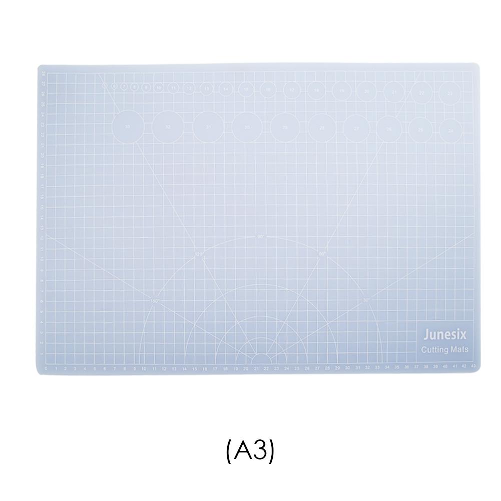 Transparent PVC Cutting Mat Pad Patchwork Tool Cut Board Writing Drawing Pad Safety and Reliability Kitchen Must Have Artifacts: A3