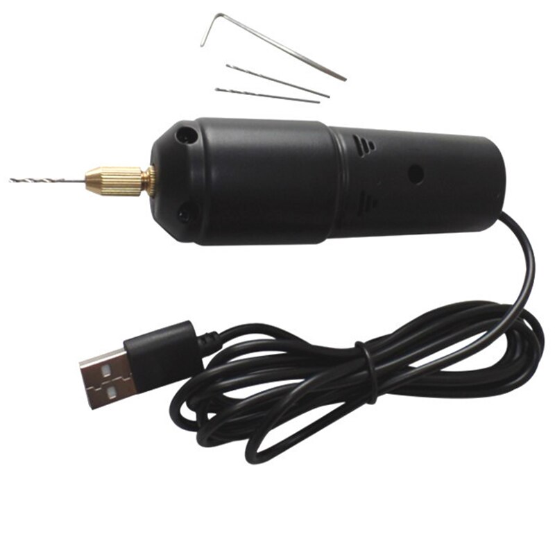 Mini elektrische boormachine, handgereedschap, roterende graveerpen, 5v boorgereedschappen voor het maken van parels, epoxyhars sieraden, doe-het-zelf houtbewerkingsgereedschap