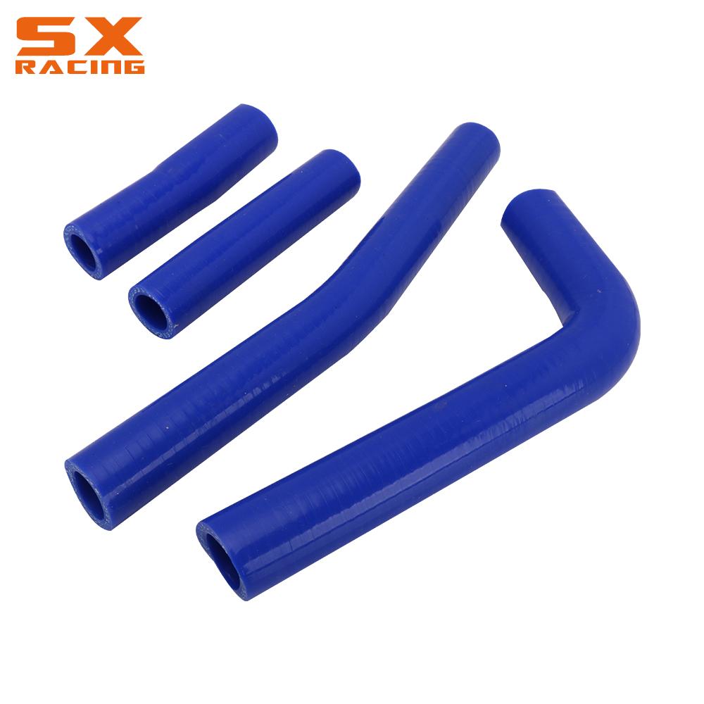 Motorrad Blau Wasser Rohr Silikon Kühler Kühlmittel Schlauch Für YAMAHA WR400F WR426F YZ400F YZ426F WRF YZF 400 426 400F WR YZ F