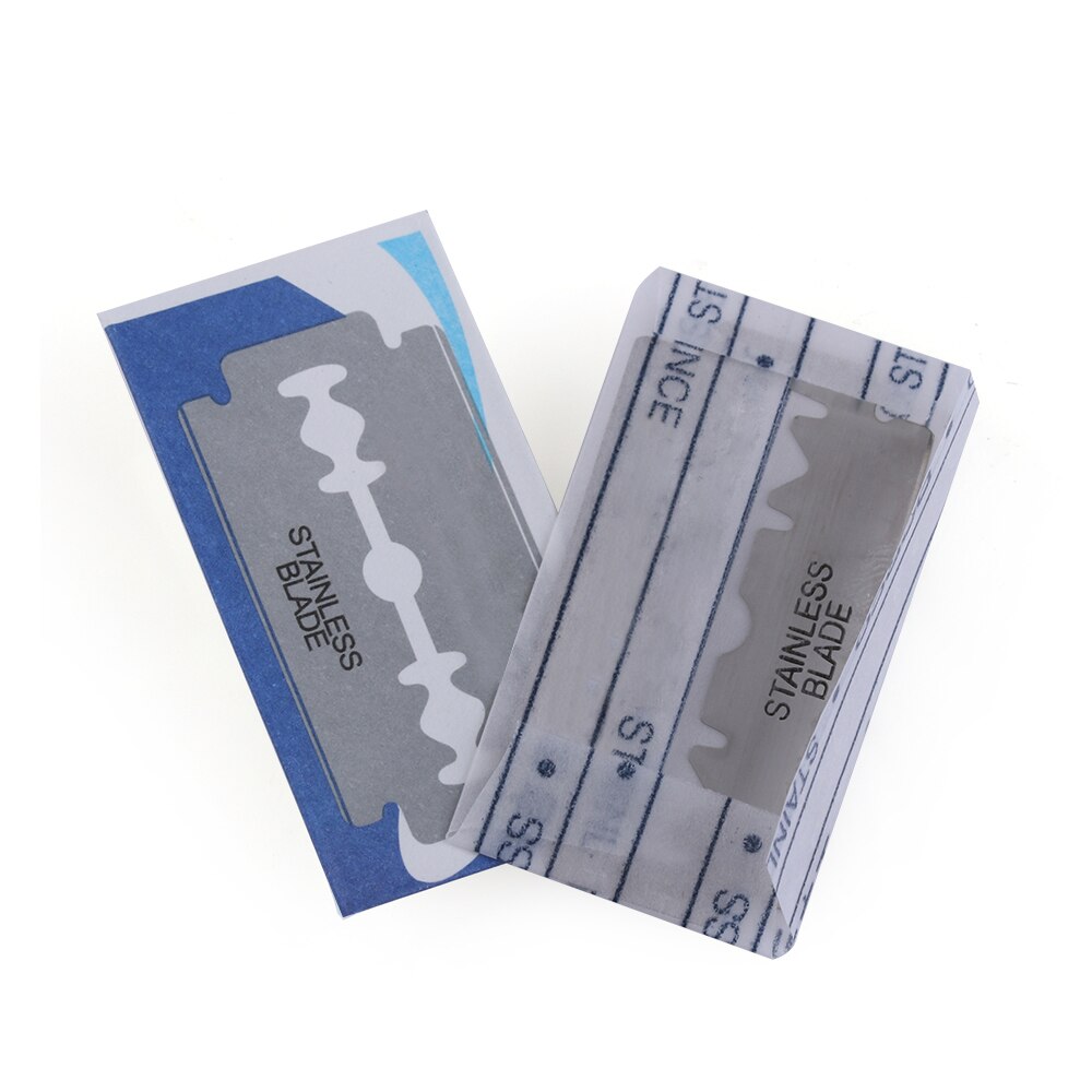 Manual Shaver Straight Edge Stainless Steel Barber Sharp Razor Folding Shaving Shave Beard Cutter holder with blade