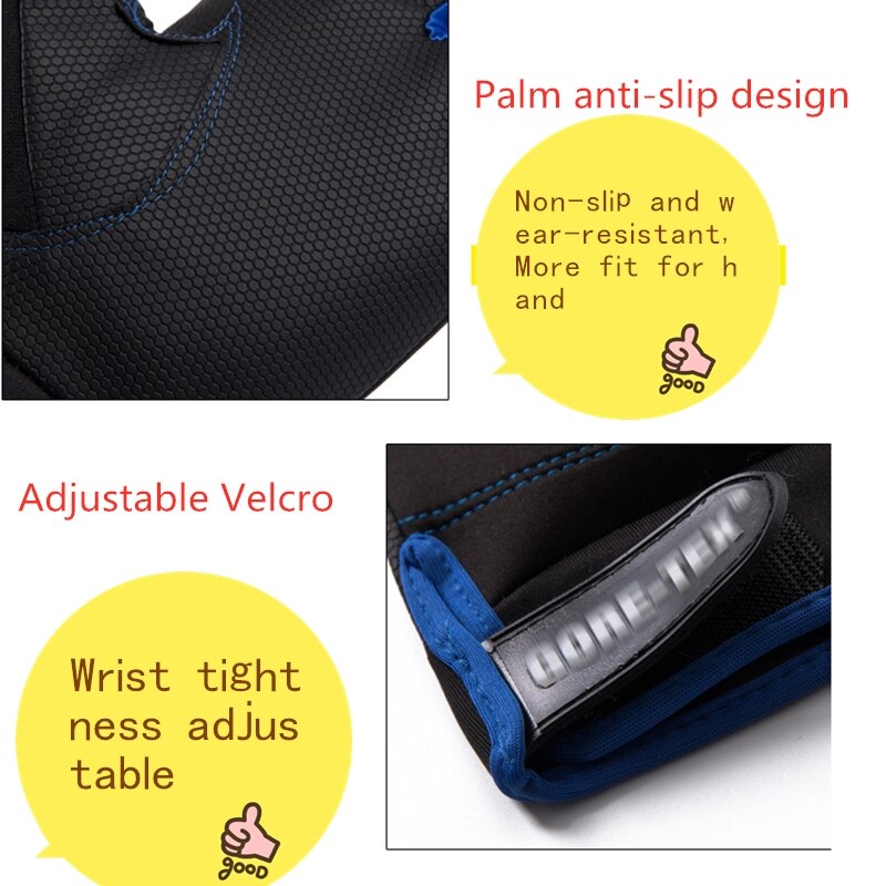 1 par de guantes de pesca universales para hombre y mujer, accesorios de pesca antideslizantes con tres dedos, guantes SBR