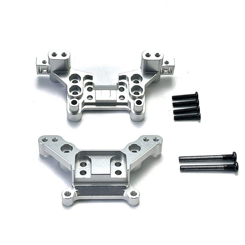 MJX Hyper Go RC piezas de coche 16207 16208 16209 16210 H16 Control remoto coche Metal soportes de choque delanteros y traseros Accesorios: Blanco