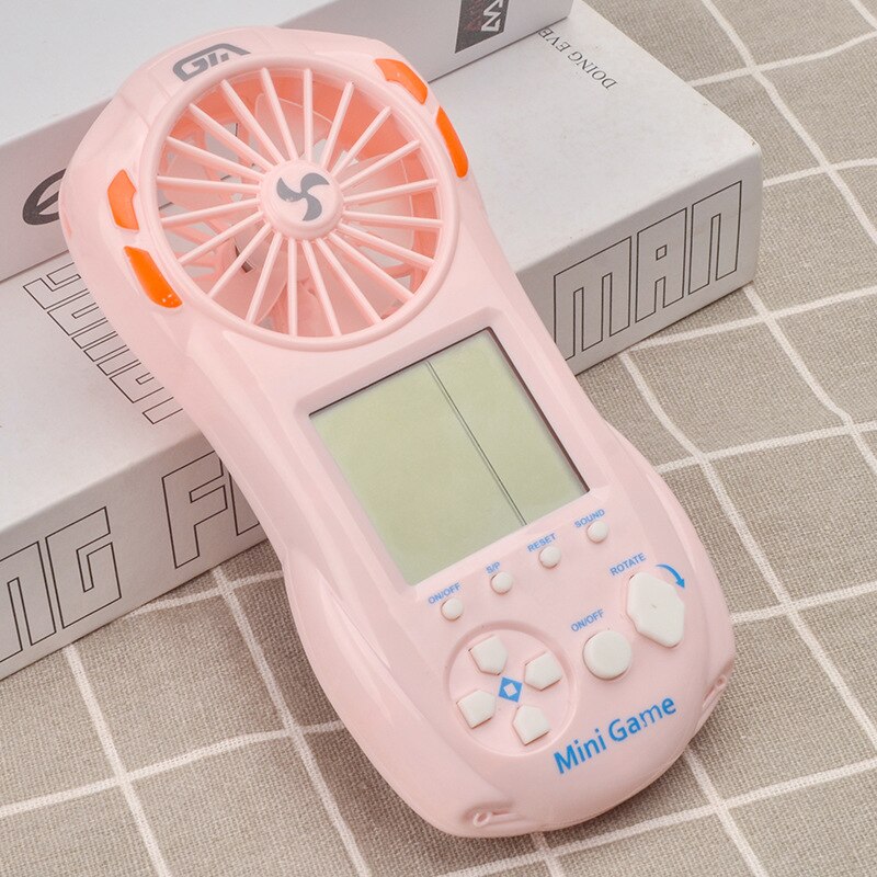 Netto Rood Hetzelfde Speelgoed Fan Game Console Licht Speelgoed Handheld Game Console: pink