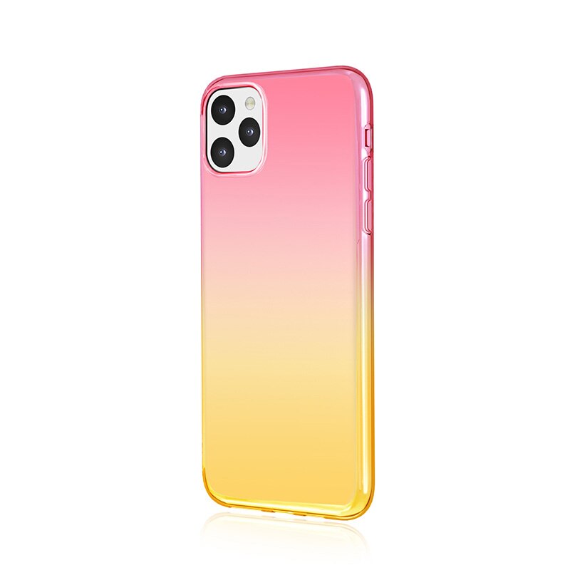 For iphone 11 thin mobile phone case iphone 11 gradient color transparent phone case