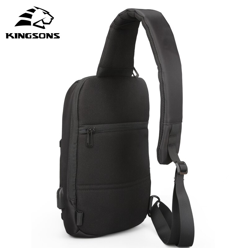 Kingsons 10.1 inch Chest Backpack For Men Women Casual Crossbody Bag Leisure Travel Single Shoulder Backpack