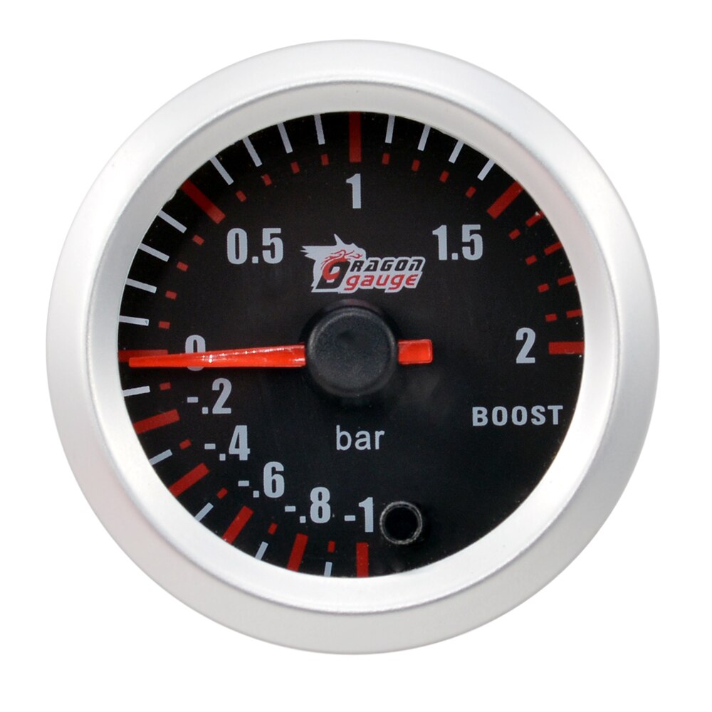Dragon-Turbo turbina para coche, Motor paso a paso, medidor de impulso, barra de Turbin y medidor de Psi, Color Blacklight, 2 &quot;, 52mm, 7 colores,: bar