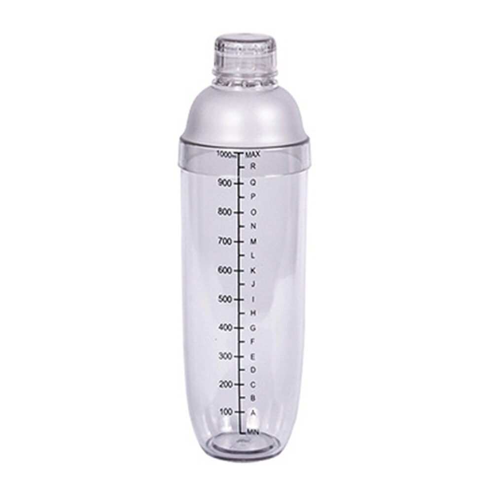 Agitador de plástico transparente para coctel y vino mezclador de bebidas, coctelera para bebidas, utensilios de Bar para barman, 300/500/700/1000ml: 1000ml