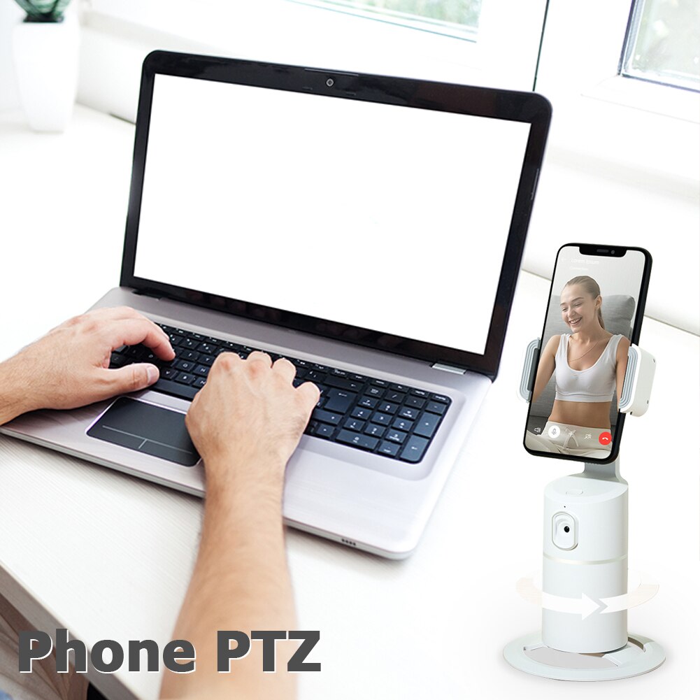 360 rotazione Smart Selfie Stick Auto Face Tracking treppiede supporto per telefono Vlog registrazione Video Gimbal Smart Shooting Phone Mount