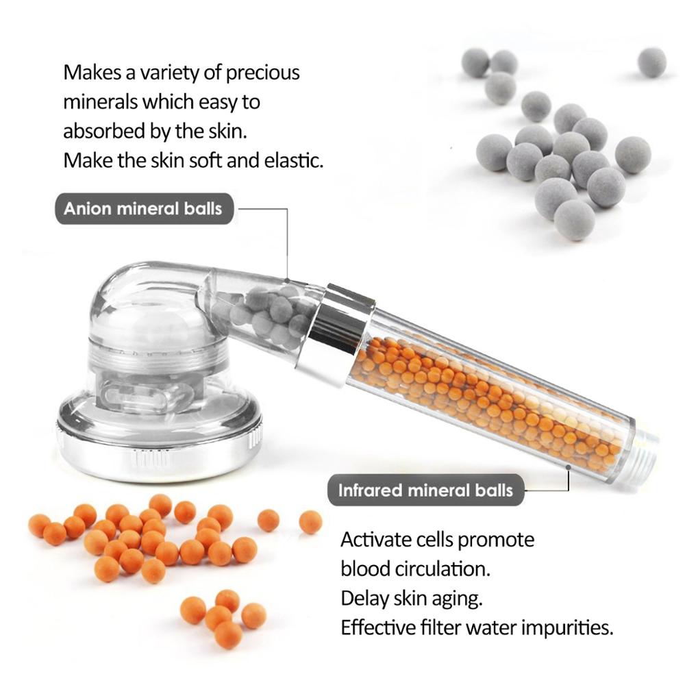 Healthy Negative Ion Spa Filtered Shower Head