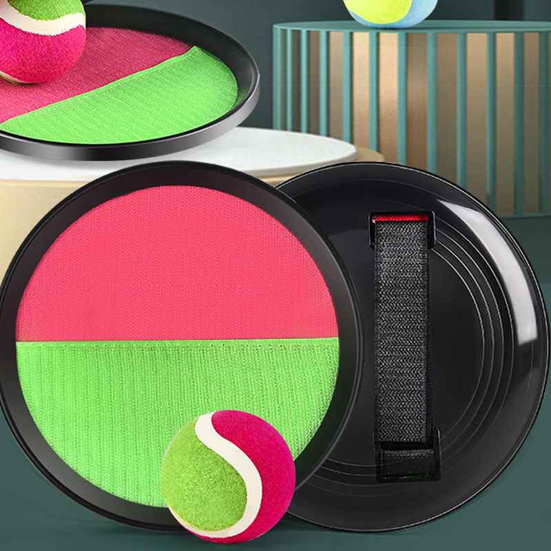 Sticky Ball Toy 2rackets 1ball Children Outdoor Exercise Props Sports Parent-Child Interactive Toys Throw and Catch Balls TMZ