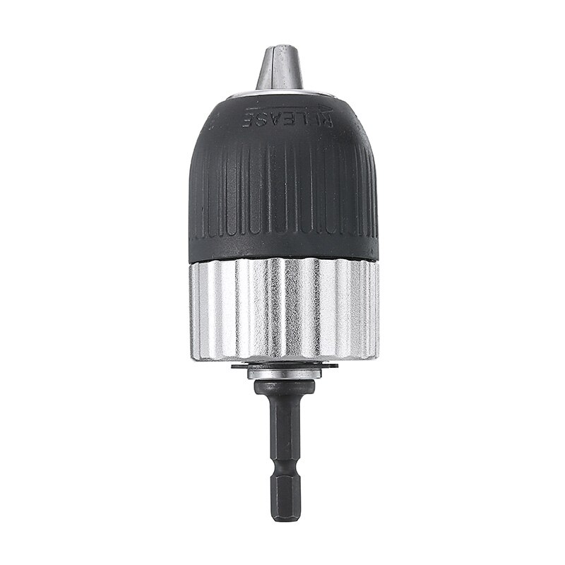 1pc Universal Quick Change Keyless Chuck 2-13mm Self-locking Keyless Electric Drill Chuck for Impact Wrench Drill Holder