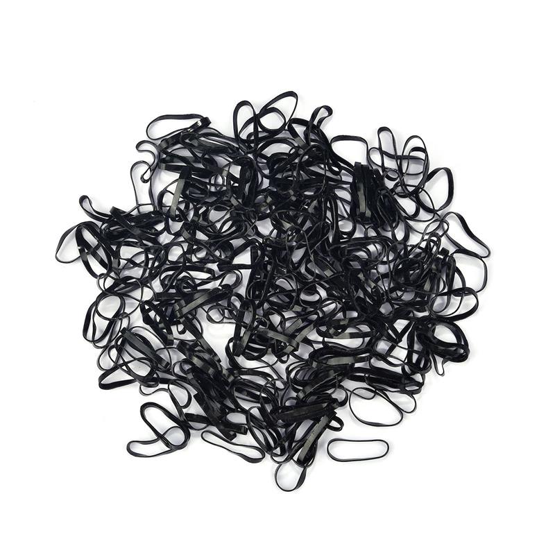 1000pcs Colourful Rubber Ring Disposable Elastic Hair Bands Ponytail Holder Rubber Band Scrunchies Kids Hair Accessories: 01