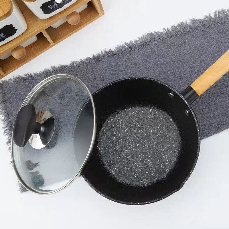 Cooking Pots and Pans Set Porridge Soup Ramen Milk Pot Non Stick Pot Korean Breakfast Cookware Set Japanese Kitchen Utensils