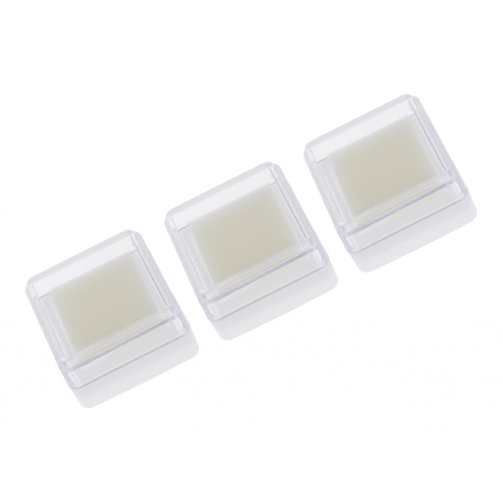 3x White Empty Ink Pads For Stamping DIY Stamp Scrapbook Paper Card Making