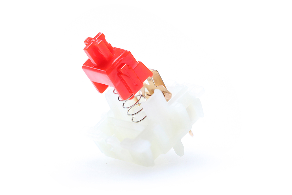 Gateron Milky Pro Switch 5pin RGB lineal táctil amarillo rojo interruptor para teclado mecánico Nylon prelubricado PA66 45g 50g POM SMD