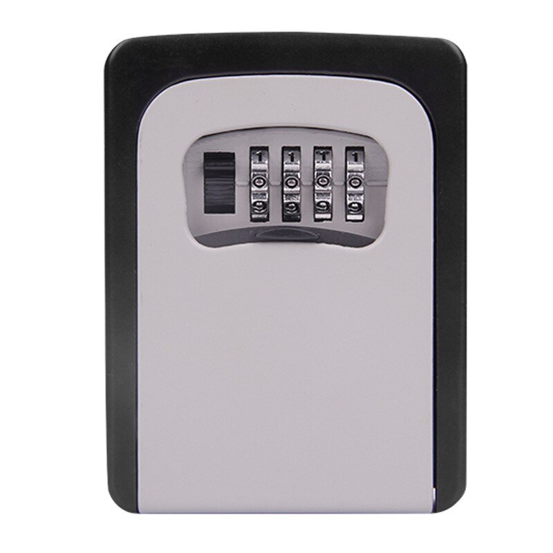 Wall-Mounted Password Key Box Anti-Theft Metal Password Lock Storage Box Home Outdoor Key Storage Box