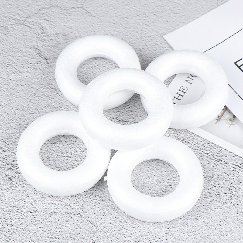 5pcs/Lot XMAS Polystyrene Styrofoam Foam Ring Half... – Grandado