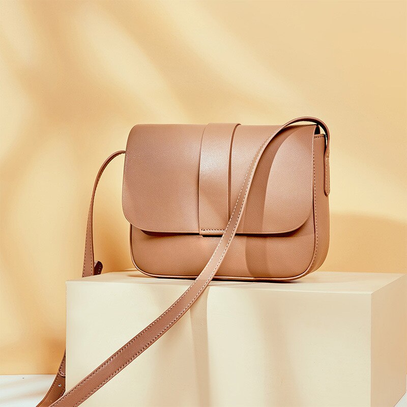 Style Feminine Style Retro Texture Small Square Bag Single Shoulder Bag Messenger Bag Lady Bag