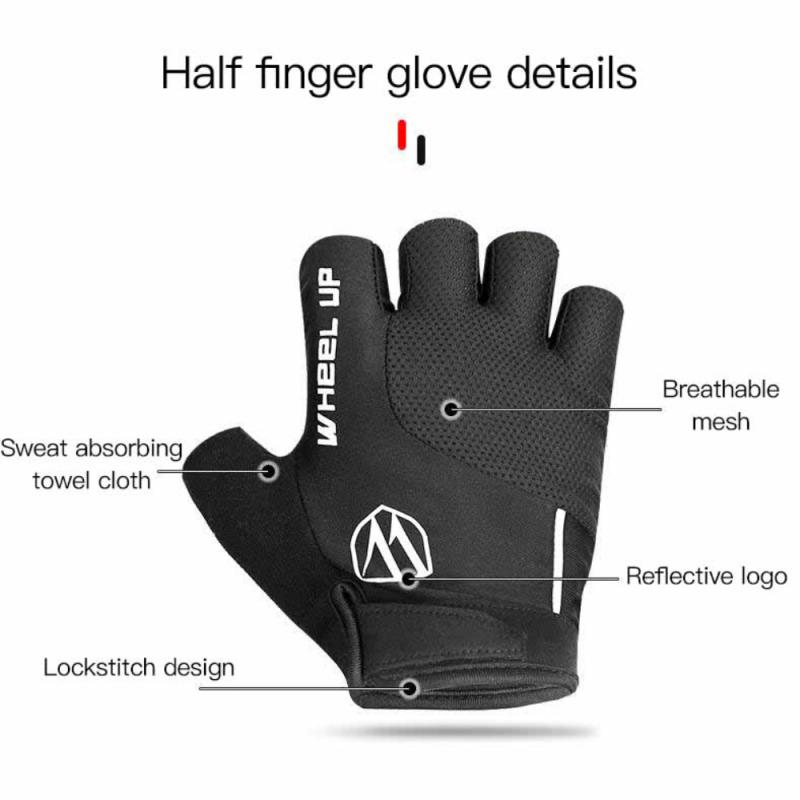 Men Cycling Gloves Bicycle Sports Half Finger Gloves Anti-slip Gel Pad Motorcycle MTB Road Bike Gloves S-XL
