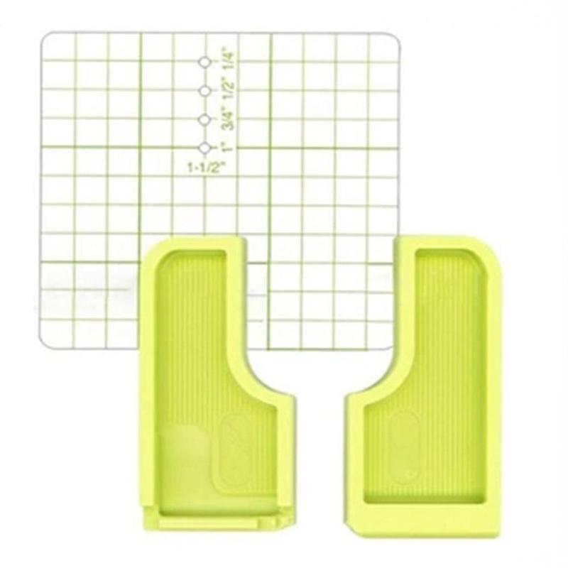 3Pcs Seam Allowance Guide Positioning Plate Sewing Accessories Fabric Bias Tape Maker Set Home DIY Tool Sewing Supplies: Default Title
