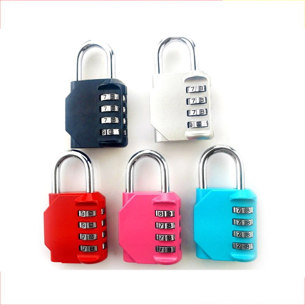 large size 4 digit Number Code Lock Resettable padlock Security Digital Combination Locks for Travel Suitcases Luggage