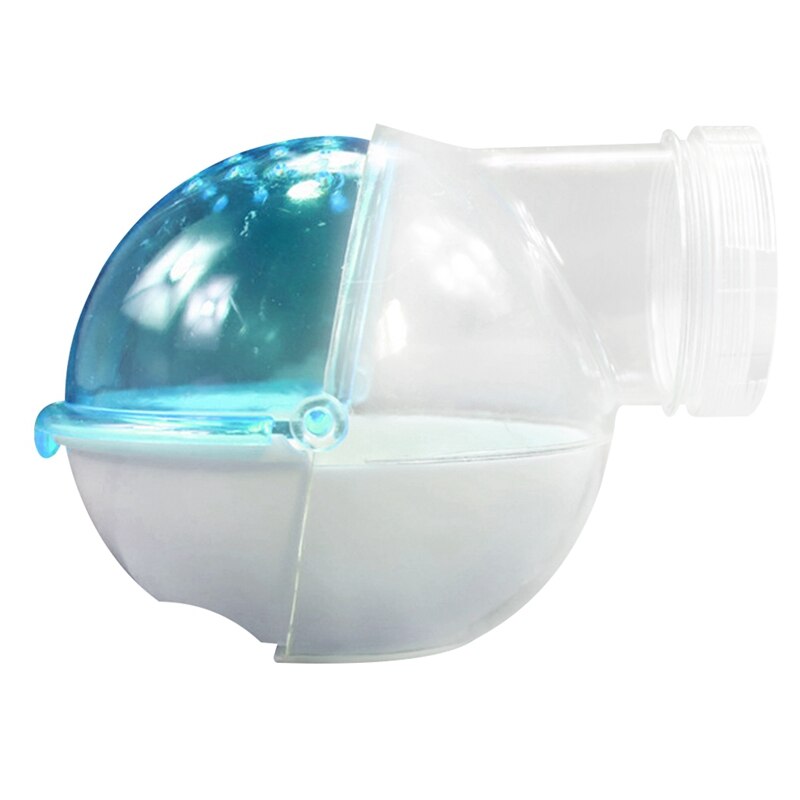 Conteneur de bain de sable respirant pour Hamster, pour Cage, Gerbille de souris, boîte de salle de bain pour animaux de compagnie, bain de sable, jouet pour petit animal de compagnie: Blue