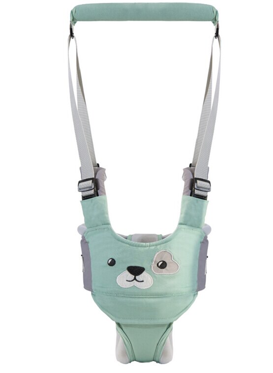 Baby Walker Helper Handheld Toddler Children Safe Walking Harness Belt Assistant Infant Kid Safe Harness: Green