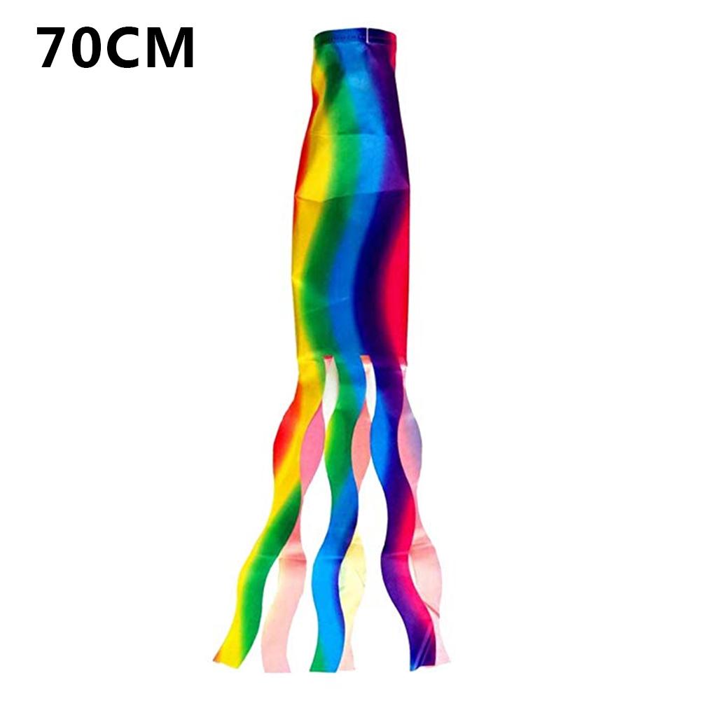 Regenbogen Fahnen Windsack Festivals Caravan Camping Decor Windsack Hängende Dekoration Rot Orange Gelb Grün Blau Lila