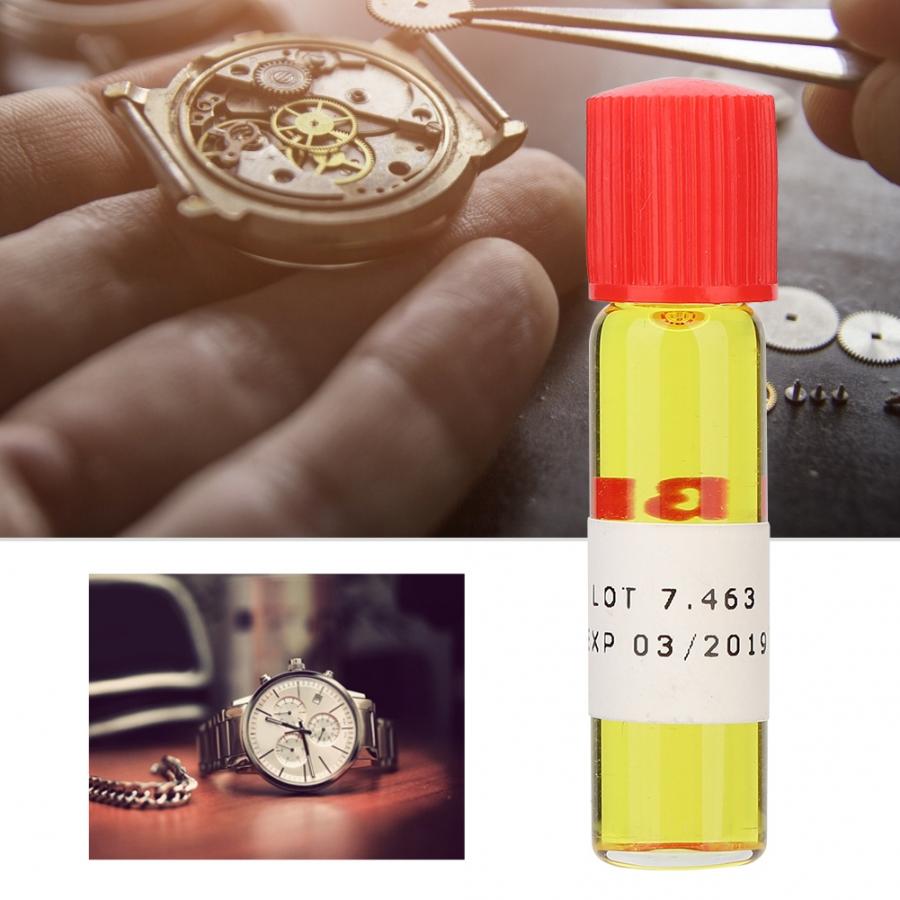 Aceite para el movimiento del reloj, herramienta de reparación de reloj de bolsillo, lubricante, 2ml