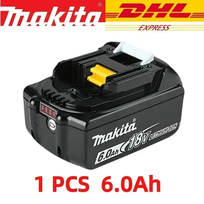 Originele Makita 6Ah/3Ah/Makita 18V Batterij BL1830B BL1850B BL1850 BL1840 BL1860 BL1815 Vervangende Lithium Batterij: Roze