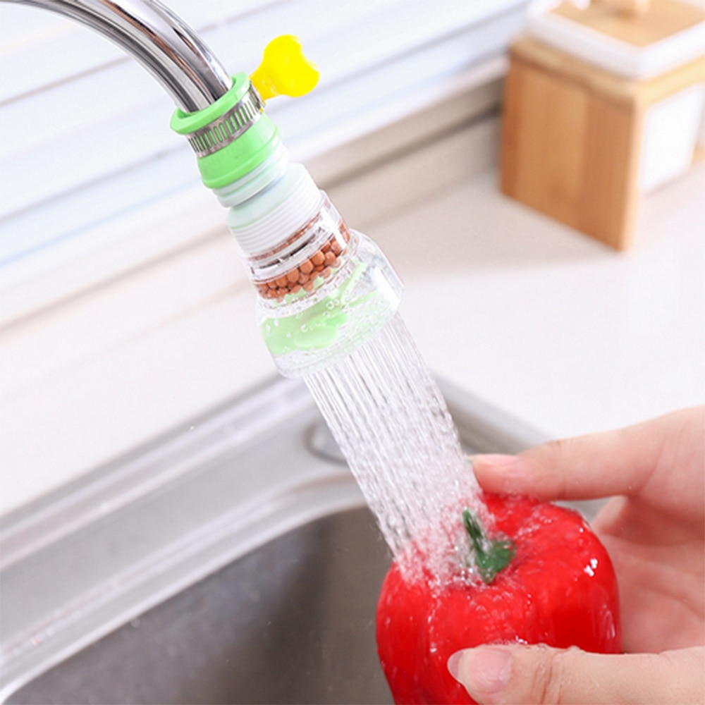 1 Pcs 360 Graden Draaibare Water Saving Tap Voor Keuken Kraan Beluchter Diffuser Kraan Nozzle Filter Adapter Water Waskolf